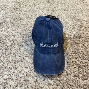 David and Young Denim Blue Cap nwt